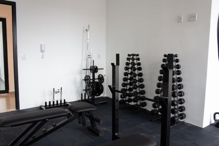 Área Comum - Academia de kitnet/studio à venda com 1 quarto, 38m² em Vila Congonhas, São Paulo
