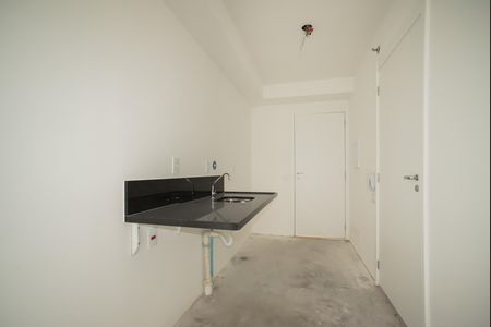 Cozinha de kitnet/studio à venda com 1 quarto, 26m² em Vila Clementino, São Paulo
