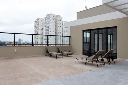 Área Comum - Rooftop de kitnet/studio à venda com 1 quarto, 25m² em Vila Congonhas, São Paulo