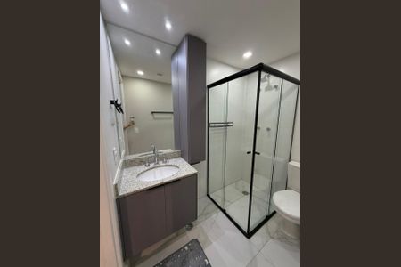 Banheiro de kitnet/studio à venda com 1 quarto, 28m² em Jardim Aurelia, São Paulo