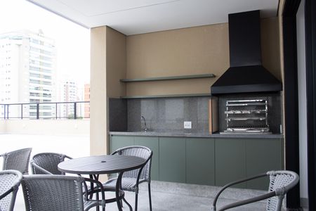 Área Comum - Churrasqueira de kitnet/studio à venda com 1 quarto, 25m² em Vila Congonhas, São Paulo