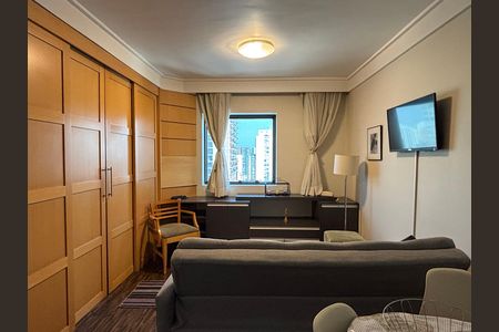 Apartamento para alugar com 35m², 1 quarto e 1 vaga Apartamento para alugar com 35m², 1 quarto e 1 vagaFlat sala