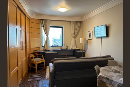 Apartamento para alugar com 35m², 1 quarto e 1 vaga Apartamento para alugar com 35m², 1 quarto e 1 vagaFlat sala