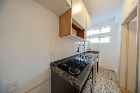 Cozinha e Área de Serviço de apartamento à venda com 1 quarto, 40m² em Baixo Augusta, São Paulo