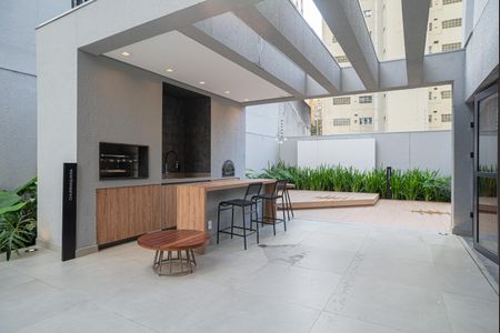 Área comum - Churrasqueira de apartamento para alugar com 1 quarto, 22m² em Consolação, São Paulo