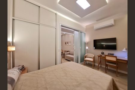 Quarto  de apartamento à venda com 1 quarto, 28m² em Botafogo, Rio de Janeiro