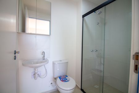 Banheiro de apartamento para alugar com 2 quartos, 42m² em Várzea de Baixo, São Paulo