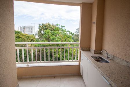 Varanda da Sala de apartamento para alugar com 3 quartos, 67m² em Parque Campolim, Sorocaba