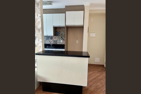 Cozinha de apartamento para alugar com 1 quarto, 35m² em Jardim Ibitirama, São Paulo