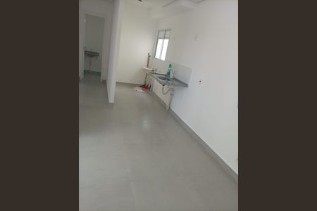Cozinha de apartamento à venda com 2 quartos, 55m² em Jardins do Império, Indaiatuba