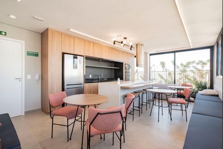 Studio à venda com 28m², 1 quarto e sem vaga Studio à venda com 28m², 1 quarto e sem vagaÁrea comum - Salão de festas