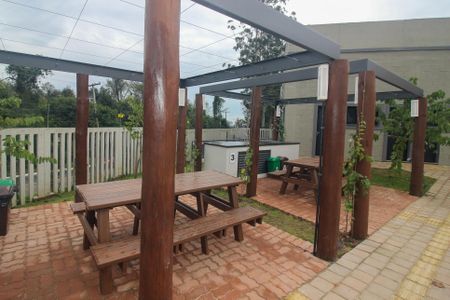 Área comum - Churrasqueira de apartamento para alugar com 1 quarto, 34m² em Lomba do Pinheiro, Porto Alegre