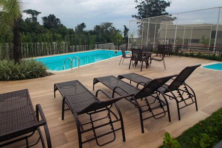 Área comum - Piscina de apartamento para alugar com 1 quarto, 34m² em Lomba do Pinheiro, Porto Alegre