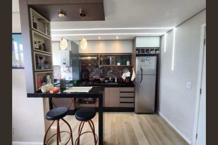 Cozinha de apartamento para alugar com 1 quarto, 40m² em Jardim Adelfiore, São Paulo