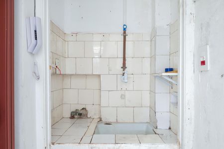 Cozinha de apartamento à venda com 1 quarto, 44m² em Laranjeiras, Rio de Janeiro