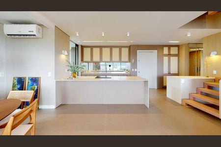 Cozinha de apartamento para alugar com 3 quartos, 277m² em Lagoa da Conceição, Florianópolis