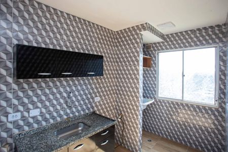Cozinha de apartamento à venda com 2 quartos, 46m² em Casa Grande, Diadema