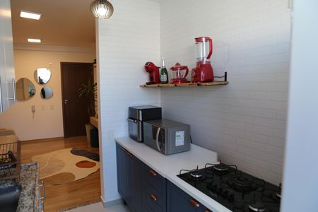 Cozinha  de apartamento à venda com 2 quartos, 57m² em Santa Helena, Belo Horizonte