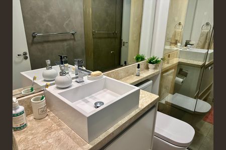 Banheiro 2 de apartamento para alugar com 2 quartos, 78m² em Santo Amaro, São Paulo