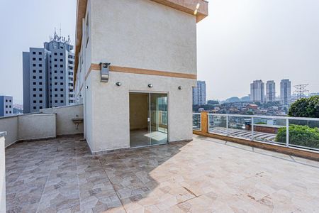 Terraço com churrasqueira de apartamento para alugar com 2 quartos, 50m² em São Domingos, São Paulo