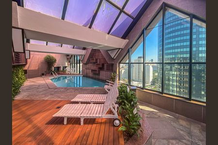 Área comum - Piscina de apartamento à venda com 1 quarto, 42m² em Itaim Bibi, São Paulo