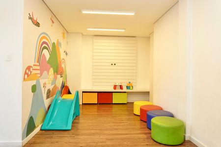 Apartamento para alugar com 54m², 2 quartos e 2 vagas Apartamento para alugar com 54m², 2 quartos e 2 vagasÁrea comum - Espaço Kids