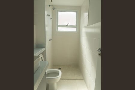 Banheiro de apartamento para alugar com 2 quartos, 60m² em Balneário Tropical, Paulínia
