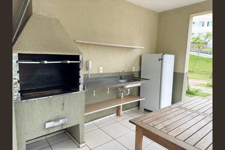 Área comum - Churrasqueira de apartamento para alugar com 2 quartos, 44m² em Vila Cristina, Contagem