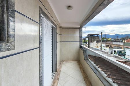Sacada da Suíte 1 de casa para alugar com 4 quartos, 206m² em Tupiry, Praia Grande