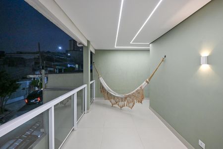 Varanda da Suíte  de casa para alugar com 3 quartos, 160m² em Jardim Wanda, Taboão da Serra