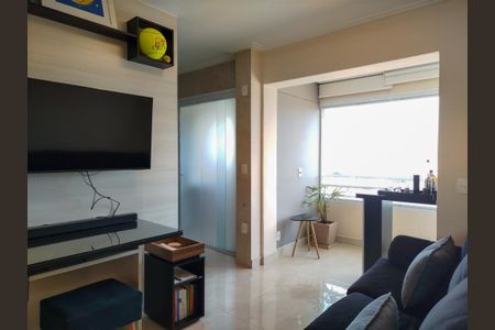 Sala de apartamento à venda com 1 quarto, 43m² em Tatuapé, São Paulo