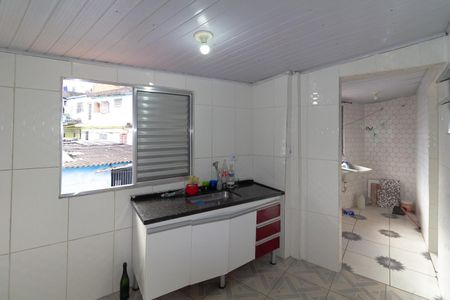 Cozinha de casa para alugar com 1 quarto, 43m² em Jardim Tiete, São Paulo