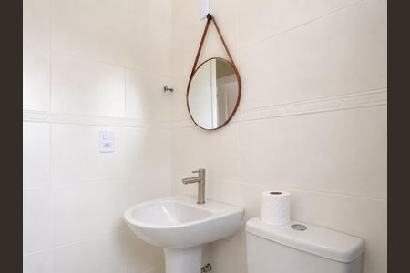 Banheiro de apartamento à venda com 2 quartos, 54m² em Vila Jordanopolis, São Bernardo do Campo