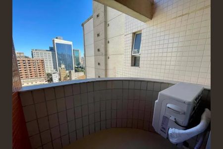 Varanda da Sala de apartamento para alugar com 1 quarto, 40m² em São Pedro, Belo Horizonte