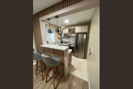 Cozinha de apartamento à venda com 2 quartos, 49m² em Santo Andre, São Leopoldo