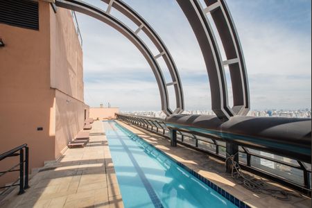 Área comum - Piscina de apartamento para alugar com 1 quarto, 45m² em Vila Clementino, São Paulo