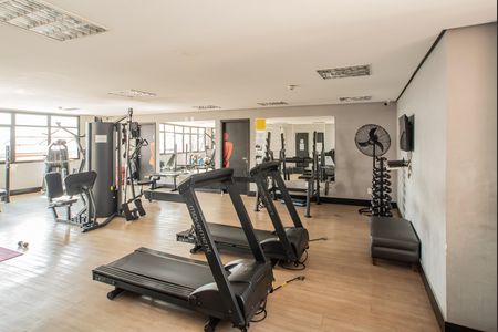 Área comum - Academia de apartamento para alugar com 1 quarto, 45m² em Vila Clementino, São Paulo