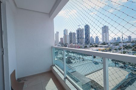 Varanda da Sala de apartamento para alugar com 2 quartos, 67m² em Setor Bueno, Goiânia