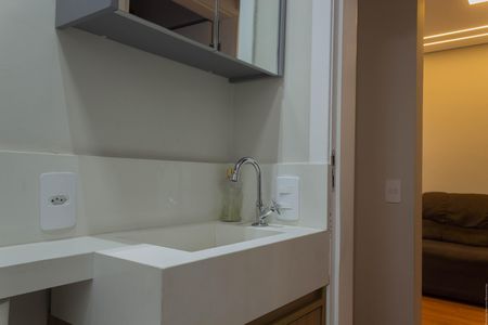 Banheiro de apartamento à venda com 2 quartos, 55m² em Jardim Campestre, São Bernardo do Campo