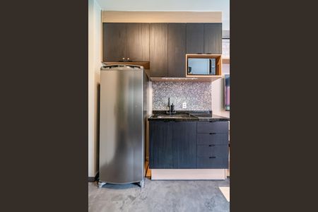 Studio para alugar com 26m², 1 quarto e sem vaga Studio para alugar com 26m², 1 quarto e sem vagaCozinha