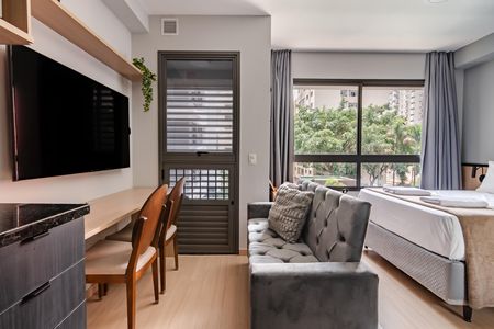 Studio para alugar com 26m², 1 quarto e sem vaga Studio para alugar com 26m², 1 quarto e sem vagaSala