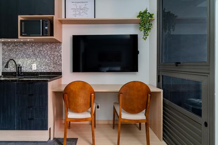 Studio para alugar com 26m², 1 quarto e sem vaga Studio para alugar com 26m², 1 quarto e sem vagaSala
