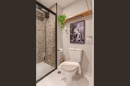 Studio para alugar com 26m², 1 quarto e sem vaga Studio para alugar com 26m², 1 quarto e sem vagaBanheiro