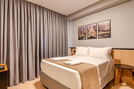 Studio para alugar com 26m², 1 quarto e sem vaga Studio para alugar com 26m², 1 quarto e sem vagaQuarto