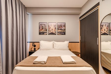 Studio para alugar com 26m², 1 quarto e sem vaga Studio para alugar com 26m², 1 quarto e sem vagaQuarto