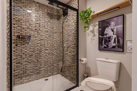 Studio para alugar com 26m², 1 quarto e sem vaga Studio para alugar com 26m², 1 quarto e sem vagaBanheiro