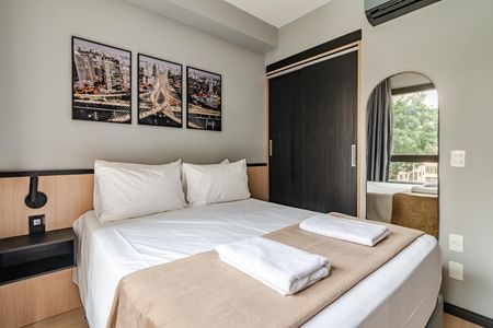 Studio para alugar com 26m², 1 quarto e sem vaga Studio para alugar com 26m², 1 quarto e sem vagaQuarto