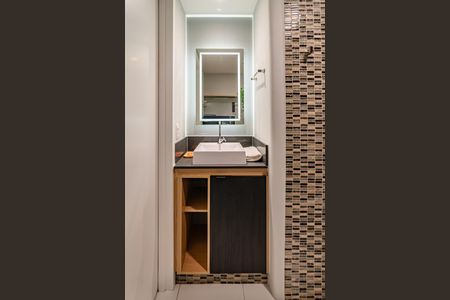 Studio para alugar com 26m², 1 quarto e sem vaga Studio para alugar com 26m², 1 quarto e sem vagaBanheiro