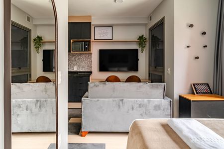 Studio para alugar com 26m², 1 quarto e sem vaga Studio para alugar com 26m², 1 quarto e sem vagaSala