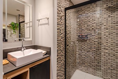 Studio para alugar com 26m², 1 quarto e sem vaga Studio para alugar com 26m², 1 quarto e sem vagaBanheiro